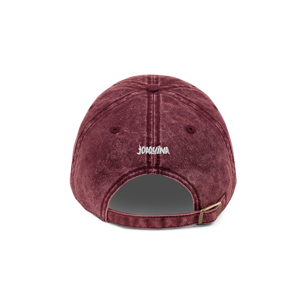 alquimista maroon vintage hat Back