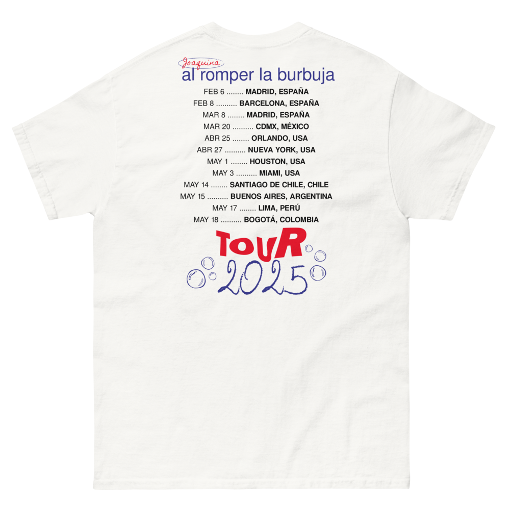 Al Rompre La Burbuja Tour Tee - Back